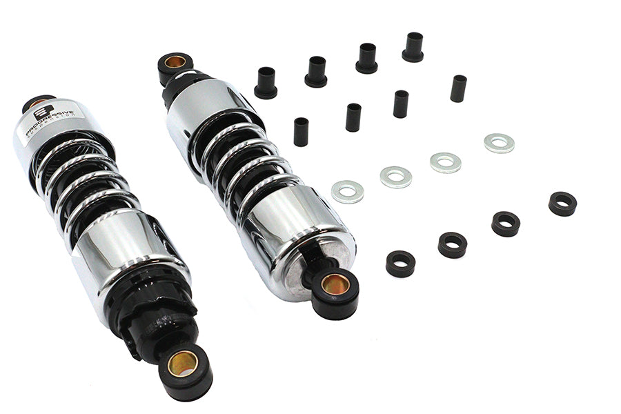 Progressive Suspension 412-4006C 11-1/2-Inch Magnum Chrome Shock Set