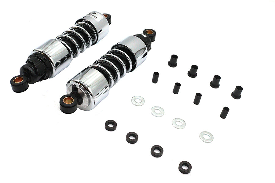 Progressive Suspension 412-4006C 11-1/2-Inch Magnum Chrome Shock Set