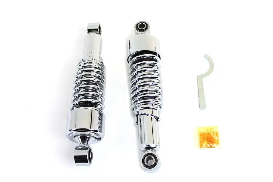 AEE 11 Inch Dura Series Chrome Shocks for Harley Davidson FLHT (Part C16-0127A) by AEE