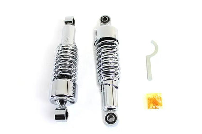 AEE 11 Inch Dura Series Chrome Shocks for Harley Davidson FLHT (Part C16-0127A) by AEE