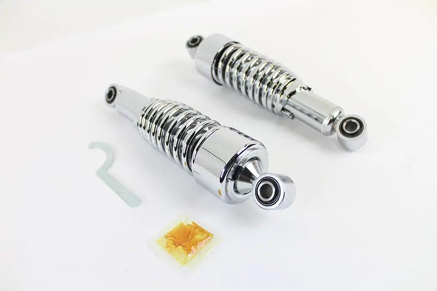 AEE 11 Inch Dura Series Chrome Shocks for Harley Davidson FLHT (Part C16-0127A) by AEE