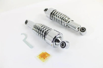 AEE 11 Inch Dura Series Chrome Shocks for Harley Davidson FLHT (Part C16-0127A) by AEE