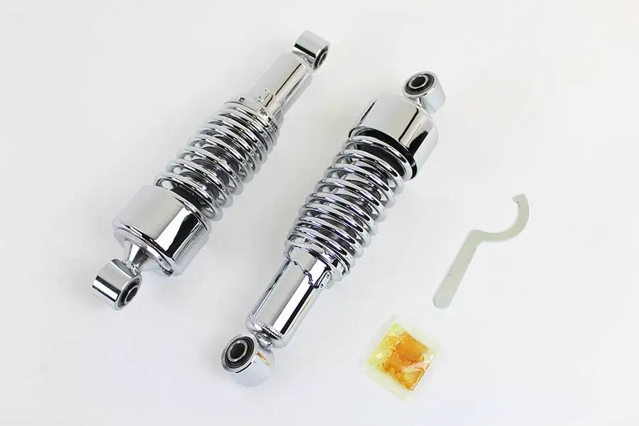 AEE 11 Inch Dura Series Chrome Shocks for Harley Davidson FLHT (Part C16-0127A) by AEE