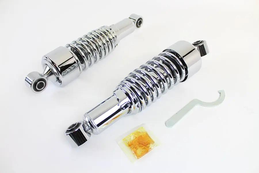 AEE 11 Inch Dura Series Chrome Shocks for Harley Davidson FLHT (Part C16-0127A) by AEE