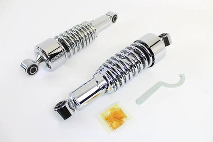 AEE 11 Inch Dura Series Chrome Shocks for Harley Davidson FLHT (Part C16-0127A) by AEE