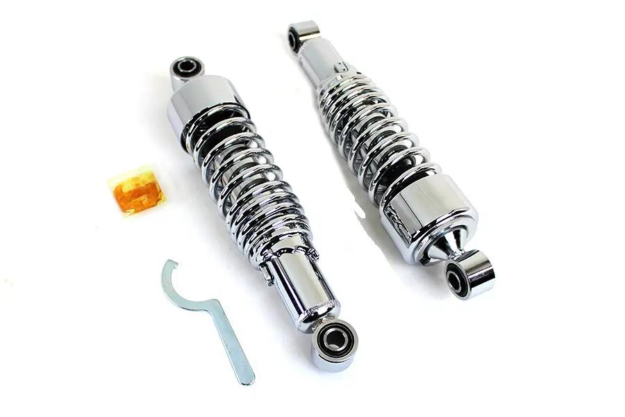 AEE 12 inch Dura Series Chrome Shocks for Harley Davidson FLHT (Part C16-0129A) by AEE