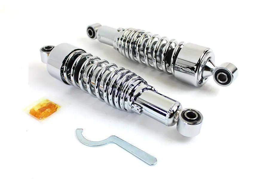 AEE 12 inch Dura Series Chrome Shocks for Harley Davidson FLHT (Part C16-0129A) by AEE