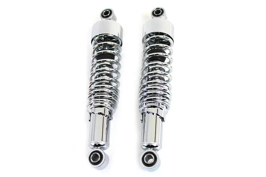 AEE 13 Inch Dura Series Shocks Chrome for Harley Davidson FLHT (1985-1994) by AEE