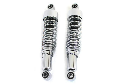 AEE 13 Inch Dura Series Shocks Chrome for Harley Davidson FLHT (1985-1994) by AEE