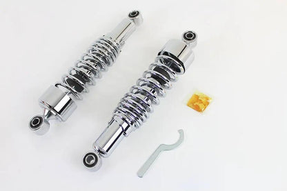 AEE 13 Inch Dura Series Shocks Chrome for Harley Davidson FLHT (1985-1994) by AEE