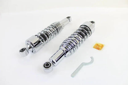 AEE 13 Inch Dura Series Shocks Chrome for Harley Davidson FLHT (1985-1994) by AEE