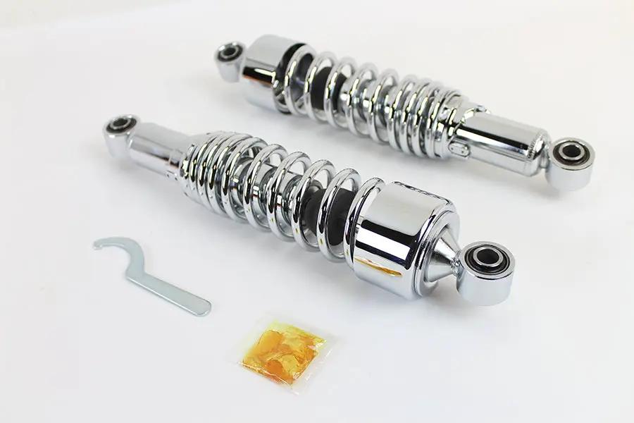 AEE 13 Inch Dura Series Shocks Chrome for Harley Davidson FLHT (1985-1994) by AEE