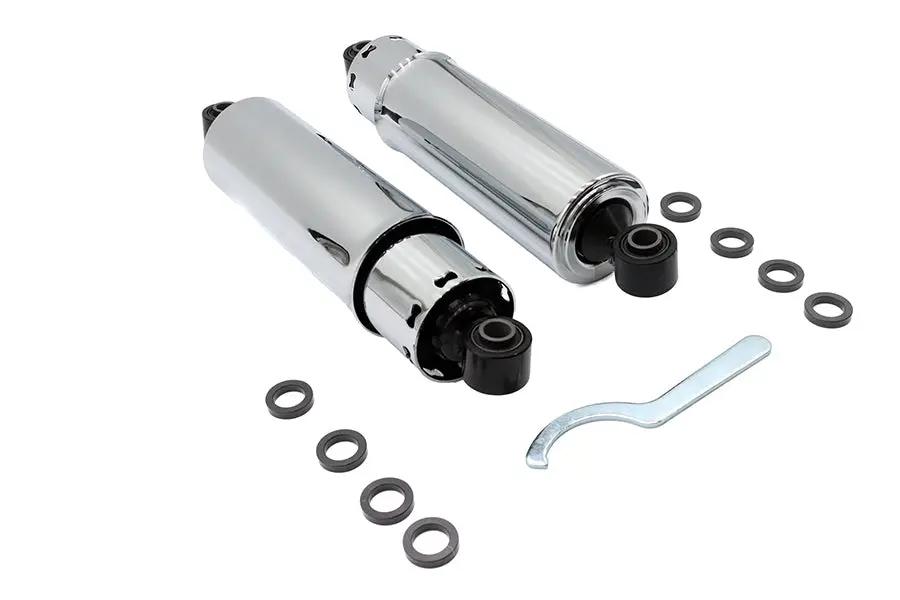 AEE 16-0108L 12 Inch Shock Set with Covered Springs for Harley Davidson FL (1973-1982) by AEE