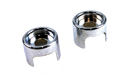 AEE Upper Shock Stud Covers Chrome Tall Style for Harley Davidson XL (2004-2013)