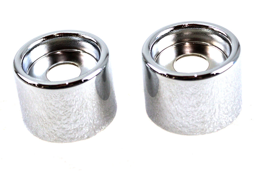 AEE Upper Shock Stud Covers Chrome Tall Style for Harley Davidson XL (2004-2013)