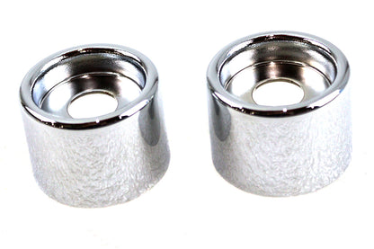 AEE Upper Shock Stud Covers Chrome Tall Style for Harley Davidson XL (2004-2013)