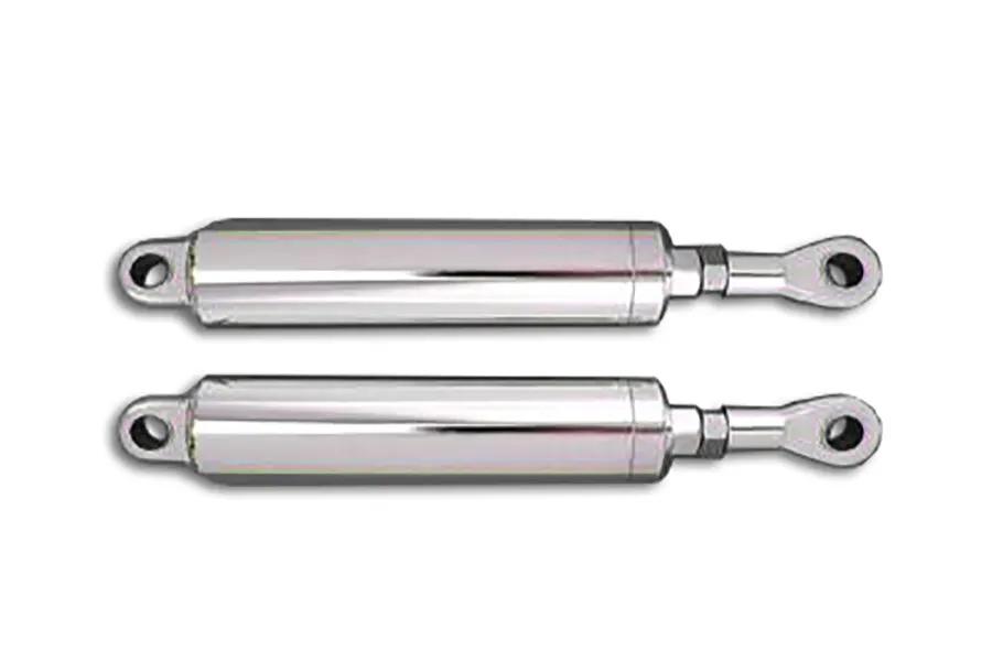 AEE 11 Inch Shock Set Chrome Billet for Harley Davidson FXST (Part #61130) by AEE