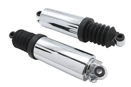 AEE Chrome Low Touring Air Shock Set for Harley Davidson FLHT (12 Inch, Pair) by AEE