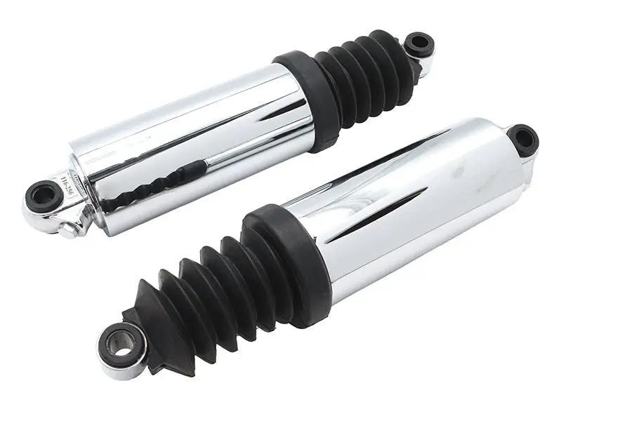 AEE Chrome Low Touring Air Shock Set for Harley Davidson FLHT (12 Inch, Pair) by AEE