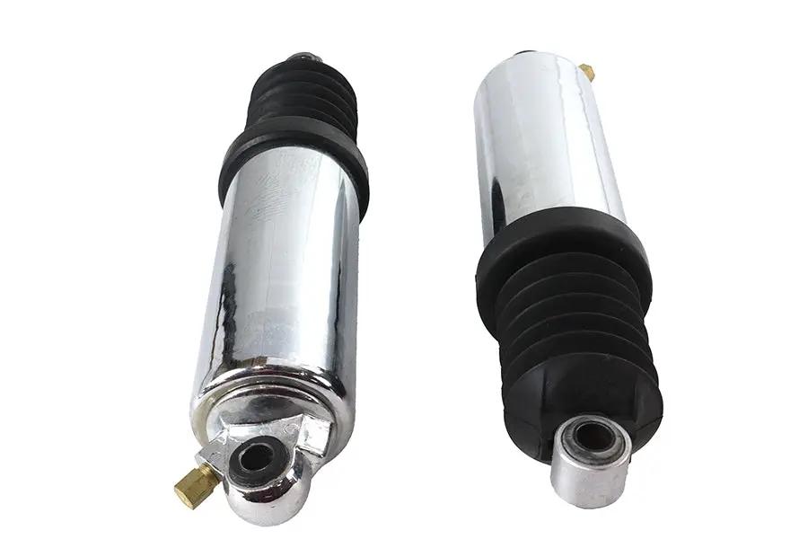 AEE Chrome Low Touring Air Shock Set for Harley Davidson FLHT & FLT (Part #61127) by AEE