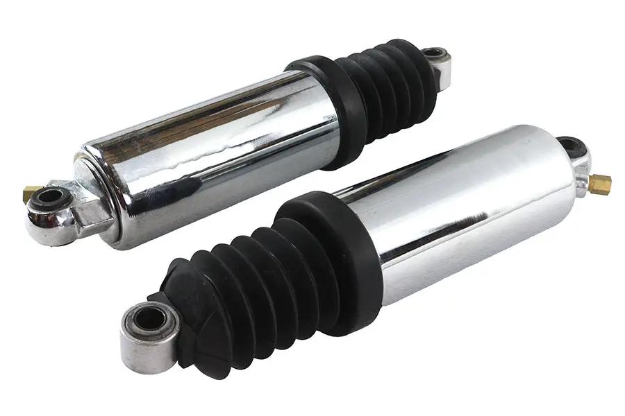 AEE Chrome Low Touring Air Shock Set for Harley Davidson FLHT & FLT (Part #61127) by AEE