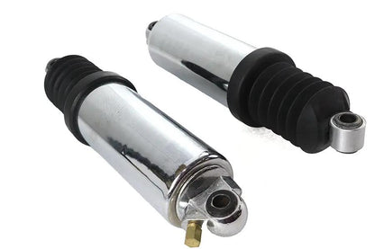 AEE Chrome Low Touring Air Shock Set for Harley Davidson FLHT & FLT (Part #61127) by AEE