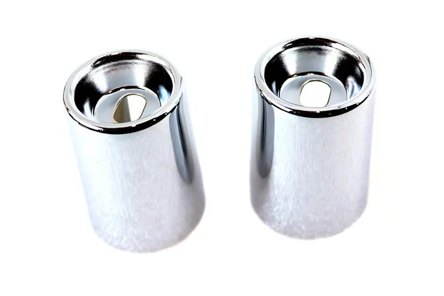 AEE Upper Shock Stud Covers Chrome Tall Style for Harley Davidson XL Models by AEE