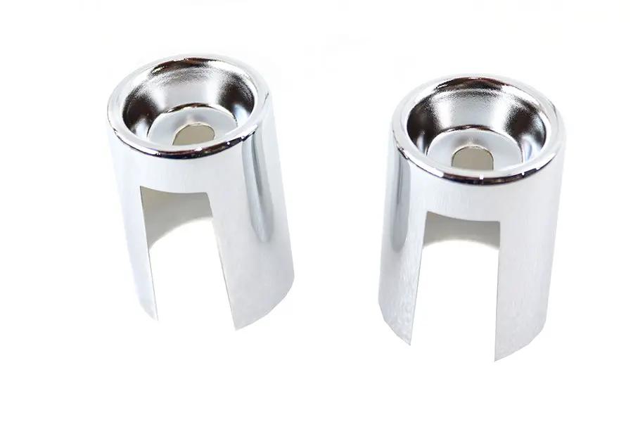 AEE Upper Shock Stud Covers Chrome Tall Style for Harley Davidson XL Models by AEE