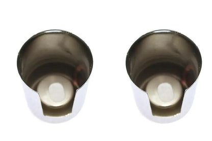AEE Chrome Upper Shock Stud Covers Short Style for Harley Davidson XL 1975-1981 by AEE
