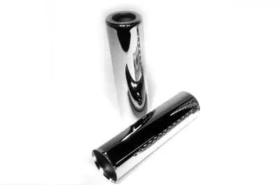 AEE Chrome 9-1/2 Inch Shock Spring Cover Set for Harley Davidson V-Twin Models by AEE