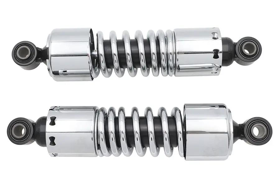 AEE 11-1/2 Inch Chrome Shock Set for Harley Davidson FXD (1991-2000) by AEE