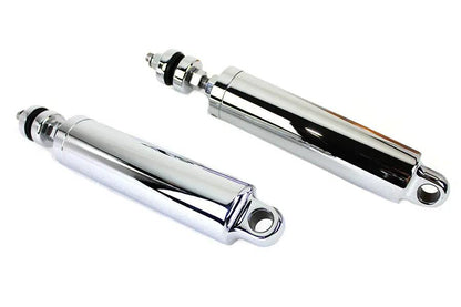 AEE 11 Inch Shock Set Chrome Billet for Harley Davidson FLST Models by AEE