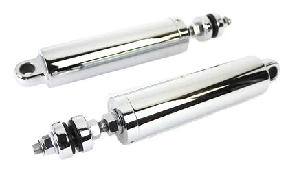 AEE 11 Inch Shock Set Chrome Billet for Harley Davidson FLST Models by AEE