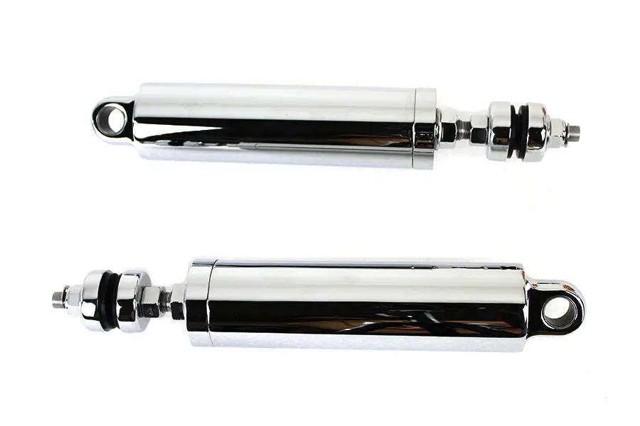 AEE 11 Inch Shock Set Chrome Billet for Harley Davidson FLST Models by AEE