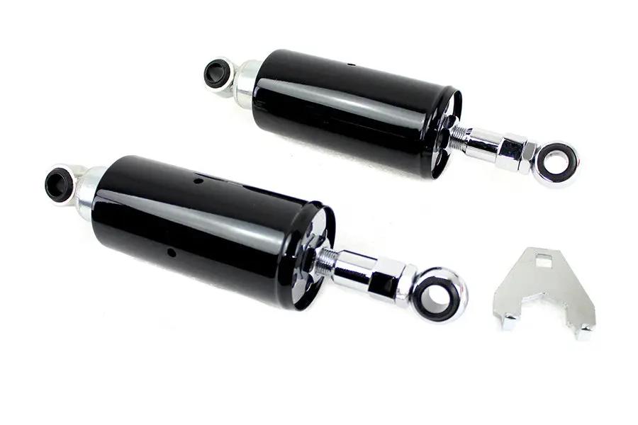 V-Twin Shock Set Adjustable Black for Harley Davidson FXST 1989-1998 by V-Twin