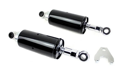 V-Twin Shock Set Adjustable Black for Harley Davidson FXST 1989-1998 by V-Twin