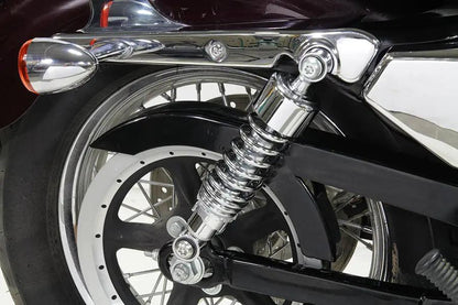 AEE 2-1/4 inch Lower Shock Set Chrome for Harley Davidson XL Models (Part C16-0165) by AEE
