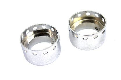 AEE Chrome Lower Shock Cover Set for Harley Davidson XL and FXR Models – Easy Install Shock Protection Enhancement
