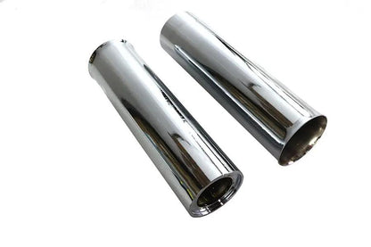 AEE Chrome Shock Spring Cover Set for Harley Davidson XL 1956-1965 by AEE