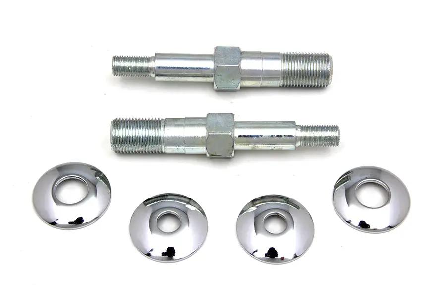 V-Twin Lower Rear Shock Stud Kit Zinc for Harley Davidson XL (Part 7361) by V-Twin