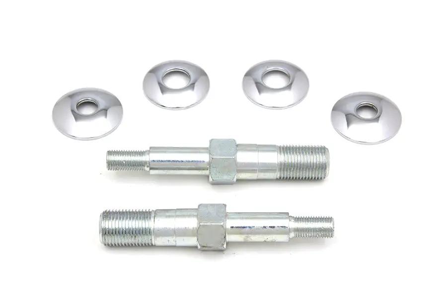 V-Twin Lower Rear Shock Stud Kit Zinc for Harley Davidson XL (Part 7361) by V-Twin