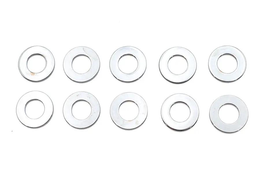 V-Twin Chrome Shock Stud Washers 1/2 inch Hole for Harley Davidson FL Models by V-Twin