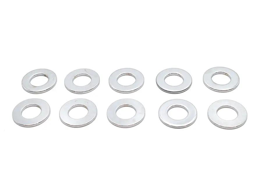 V-Twin Chrome Shock Stud Washers 1/2 inch Hole for Harley Davidson FL Models by V-Twin
