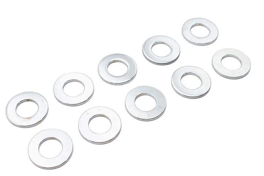 V-Twin Chrome Shock Stud Washers 1/2 inch Hole for Harley Davidson FL Models by V-Twin