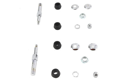 V-Twin Chrome Upper Rear Shock Stud Kit for Harley Davidson Fx Models - Part 7063CP by V-Twin