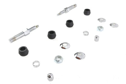V-Twin Chrome Upper Rear Shock Stud Kit for Harley Davidson Fx Models - Part 7063CP by V-Twin