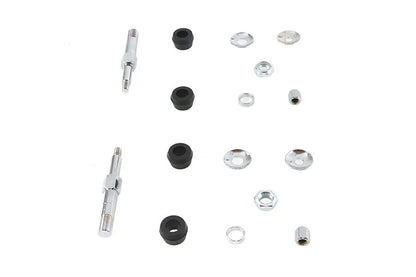 V-Twin Chrome Upper Rear Shock Stud Kit for Harley Davidson Fx Models - Part 7063CP by V-Twin