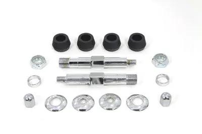 V-Twin Chrome Upper Rear Shock Stud Kit for Harley Davidson FL Models - Part #7067CP by V-Twin
