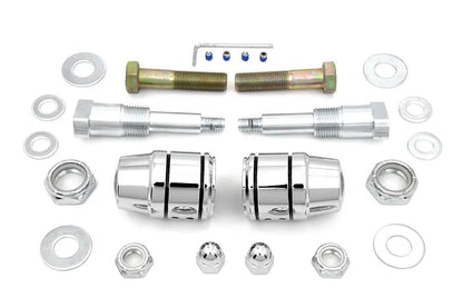 V-Twin Chrome Shock Stud Kit for Harley Davidson XL 1991-1993 by V-Twin