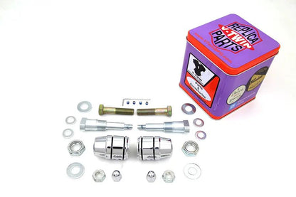 V-Twin Chrome Shock Stud Kit for Harley Davidson XL 1991-1993 by V-Twin